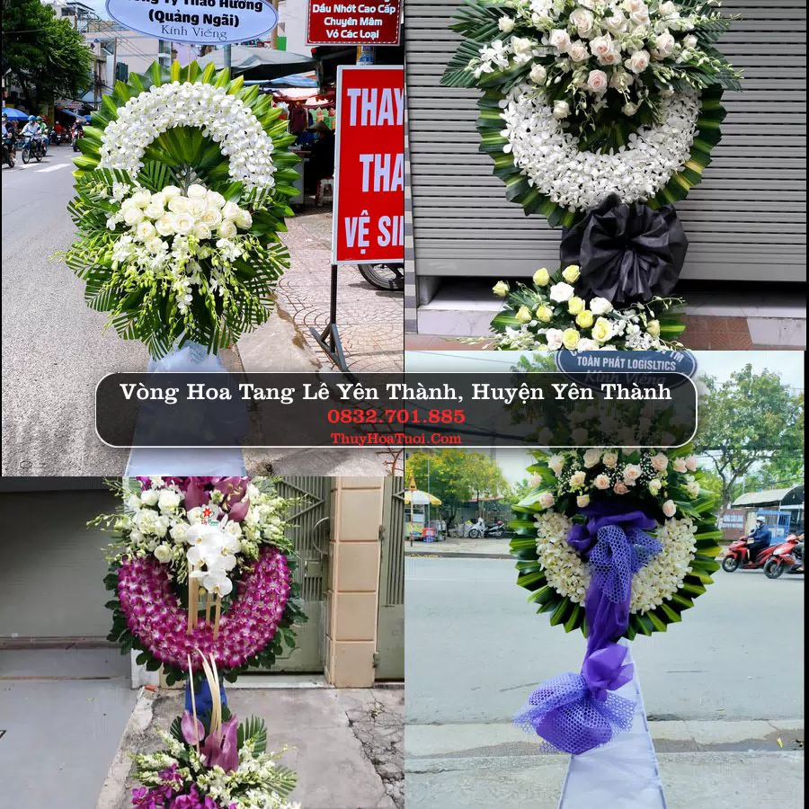 Đặt Vòng Hoa Chia Buồn tại Yên Thành, Yên Thành, Nghệ An (Cũ)