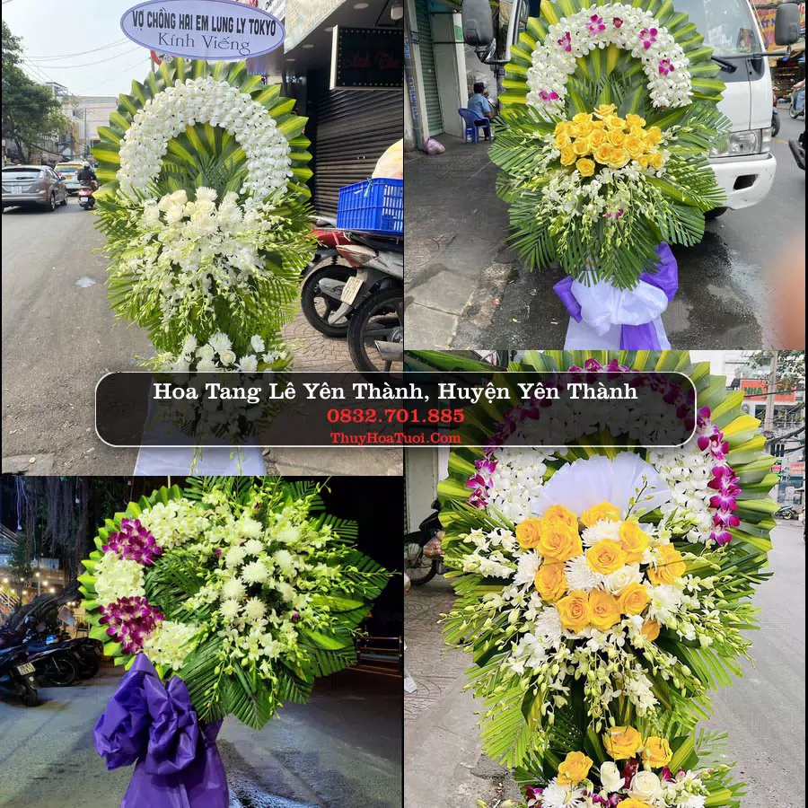 Vòng hoa chia buồn Yên Thành - ThuyHoaTuoi.Com