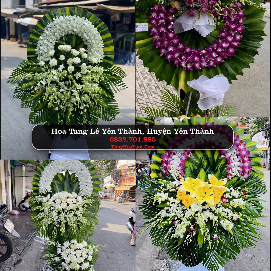Kệ hoa tang lễ giao tại Yên Thành, Nghệ An