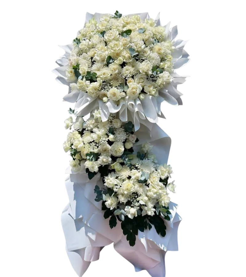 Kệ Hoa Chia Buồn Sang Trọng – Phong Cách Tối Giản Tinh Tế