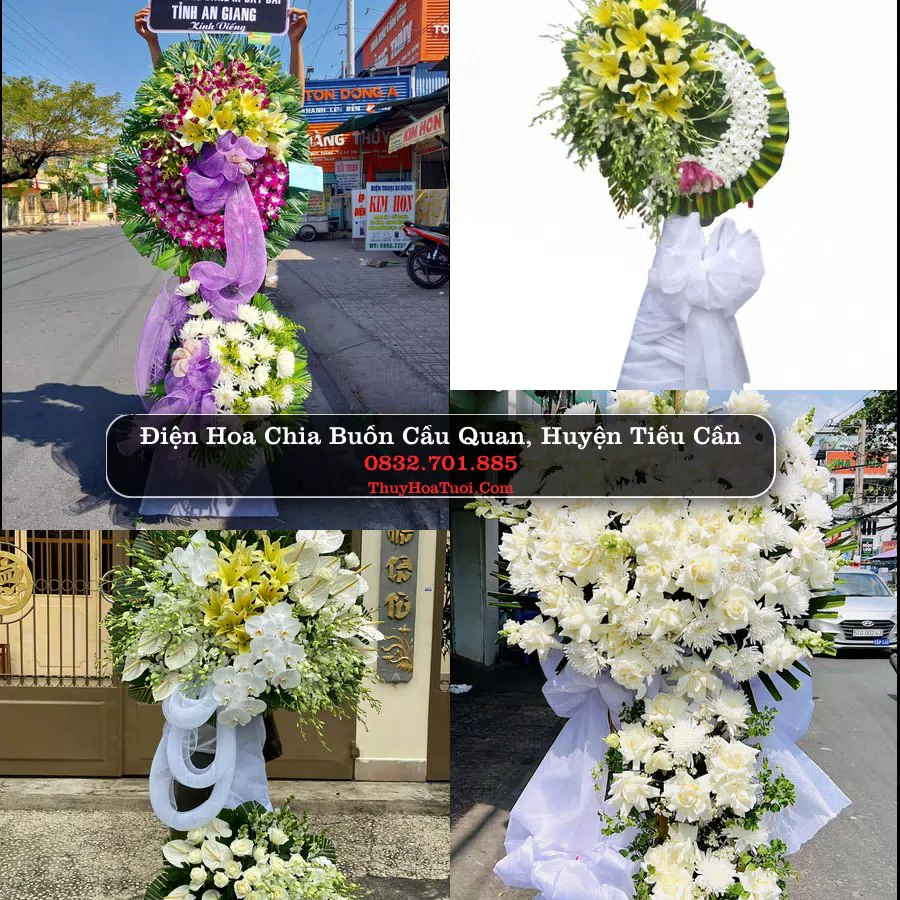 Đặt Vòng Hoa Chia Buồn tại Cầu Quan, Tiểu Cần, Trà Vinh (Cũ)