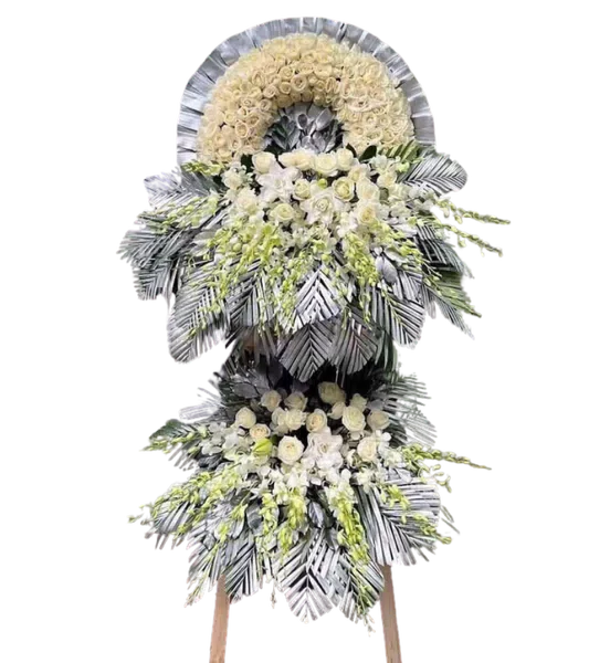 Kệ Hoa Chia Buồn Truyền Thống