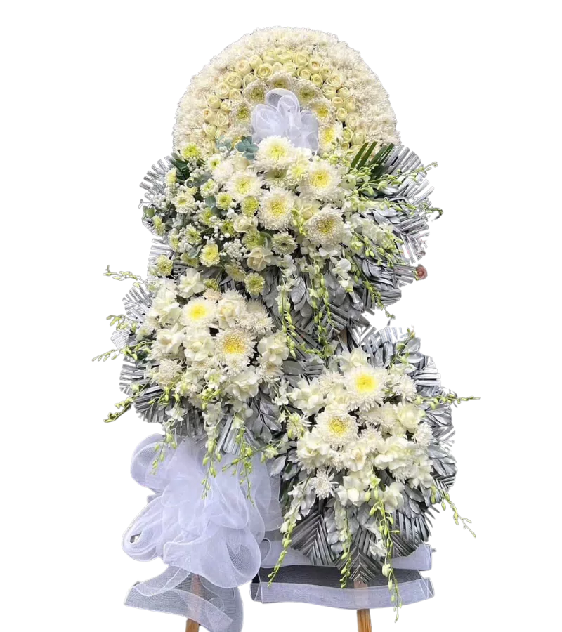 Kệ Hoa Đám Tang Sang Trọng Kính Viếng