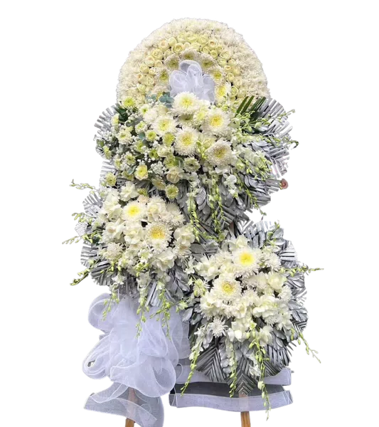 Kệ Hoa Đám Tang Sang Trọng Kính Viếng