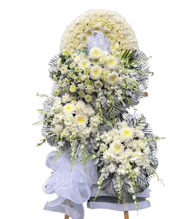 Kệ Hoa Đám Tang Sang Trọng Kính Viếng