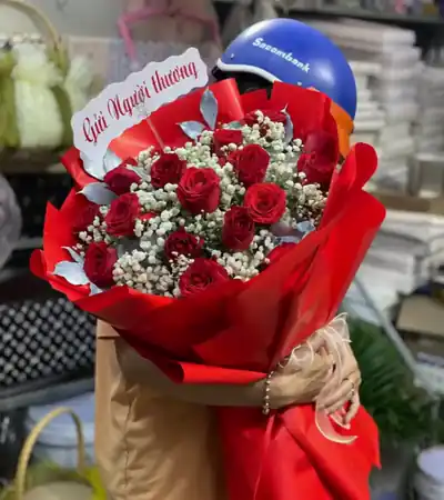 Bó Hoa Tươi Chúc Mừng