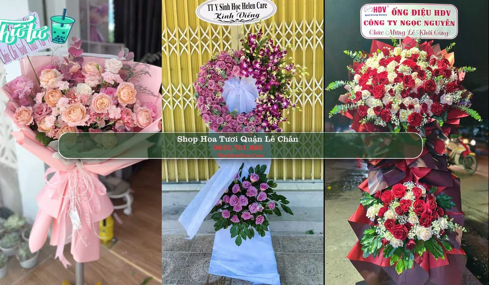 Shop Hoa Tươi Quận Lê Chân - Thành phố Hải Phòng (Cũ)