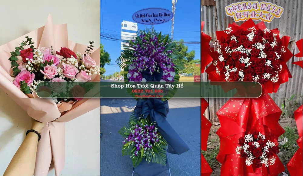 Shop Hoa Tươi Quận Tây Hồ - Thành phố Hà Nội (Cũ)