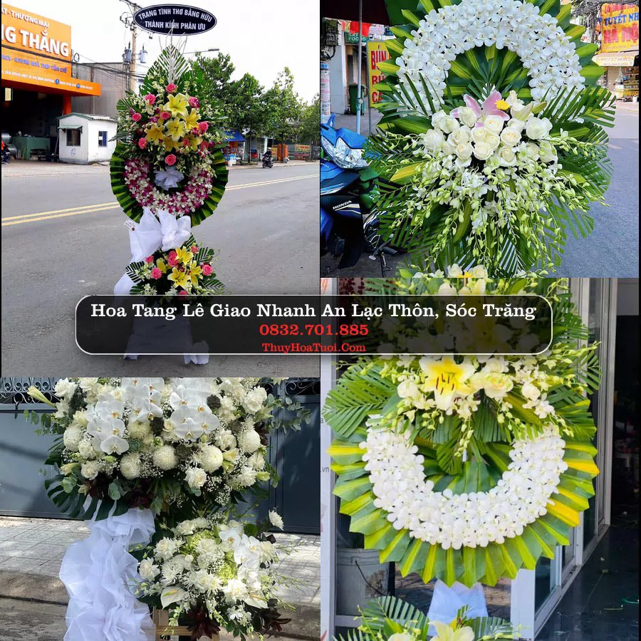 Vòng hoa chia buồn An Lạc Thôn, Sóc Trăng - ThuyHoaTuoi.Com