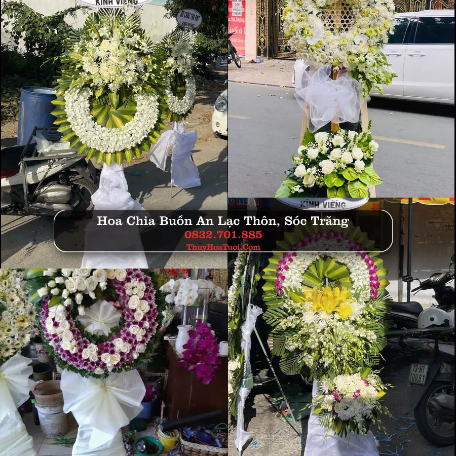 Kệ hoa tang lễ giao tại An Lạc Thôn, Cần Thơ