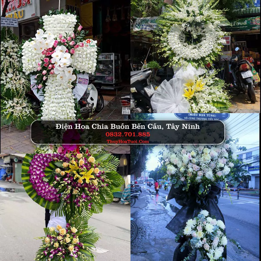 Kệ hoa tang lễ giao tại Bến Cầu, Tây Ninh