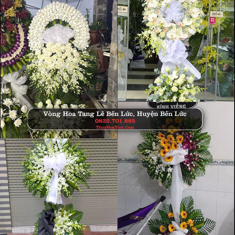 Vòng hoa chia buồn Bến Lức - ThuyHoaTuoi.Com