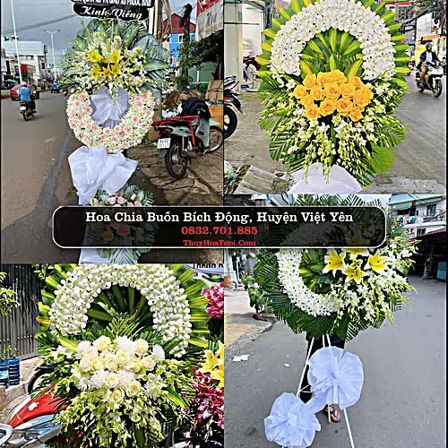 Đặt Vòng Hoa Chia Buồn tại Bích Động, Việt Yên, Bắc Giang (Cũ)
