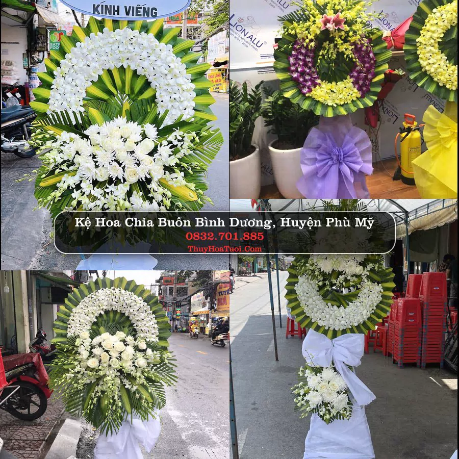 Vòng hoa chia buồn Bình Dương - ThuyHoaTuoi.Com