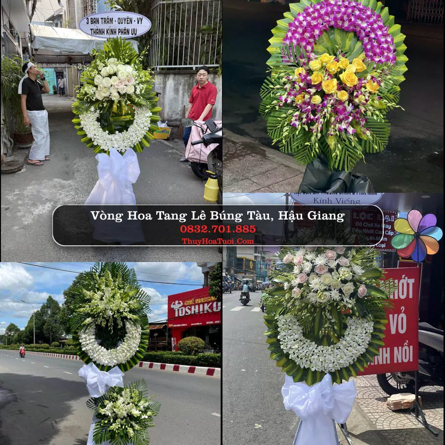Đặt Hoa Chia Buồn tại Búng Tàu, Hậu Giang (Cũ)
