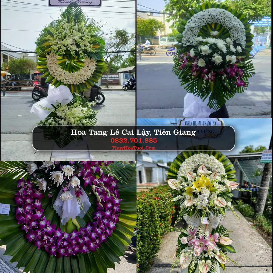 Vòng hoa chia buồn Cai Lậy, Tiền Giang - ThuyHoaTuoi.Com
