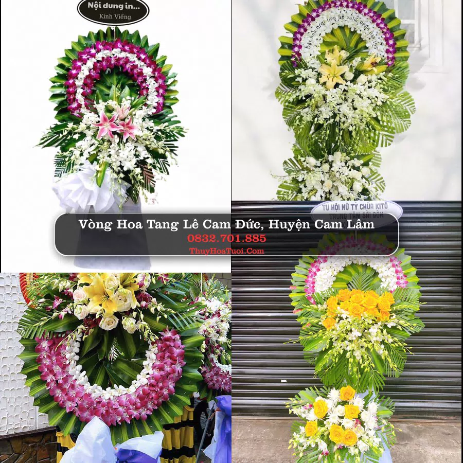 Kệ hoa tang lễ giao tại Cam Đức, Khánh Hòa