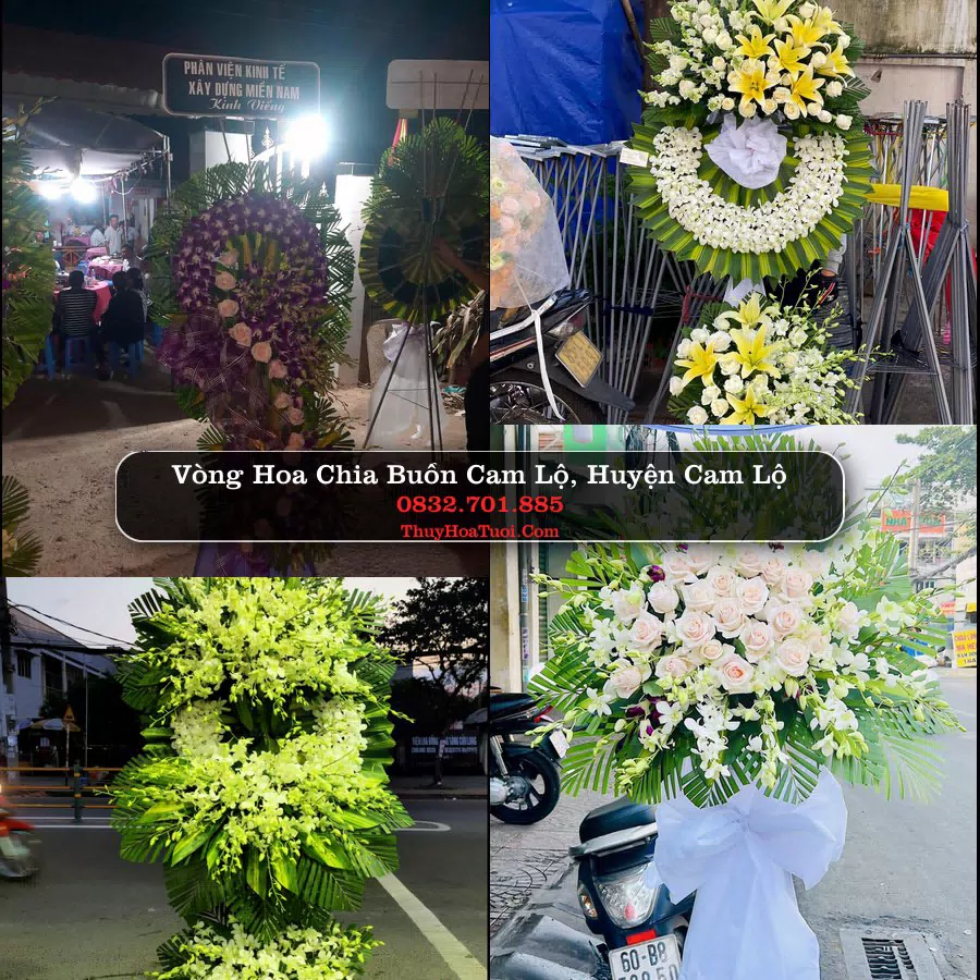 Kệ hoa tang lễ giao tại Cam Lộ, Quảng Trị