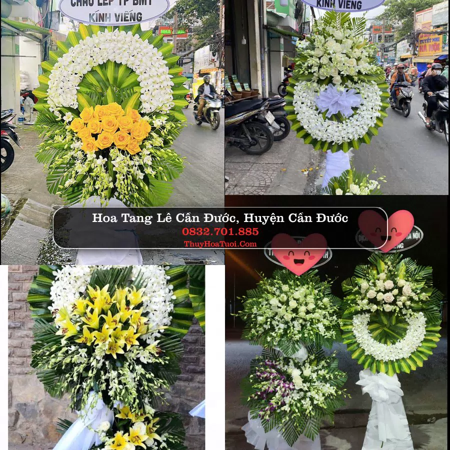 Vòng hoa chia buồn Cần Đước - ThuyHoaTuoi.Com