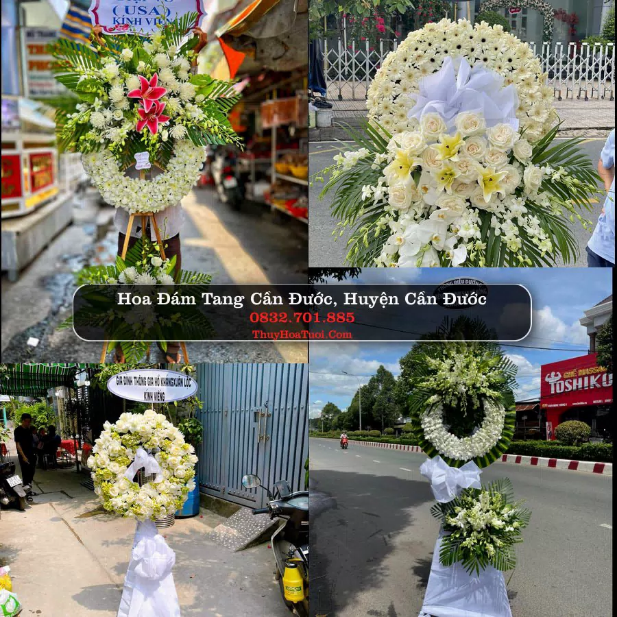 Kệ hoa tang lễ giao tại Cần Đước, Long An