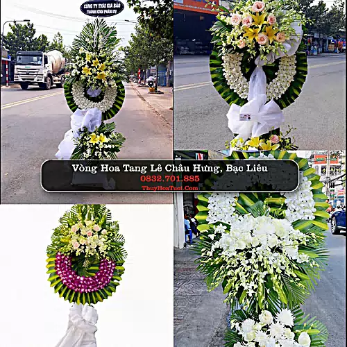 Đặt Vòng Hoa Tang Lễ tại Châu Hưng, Bạc Liêu (Cũ)