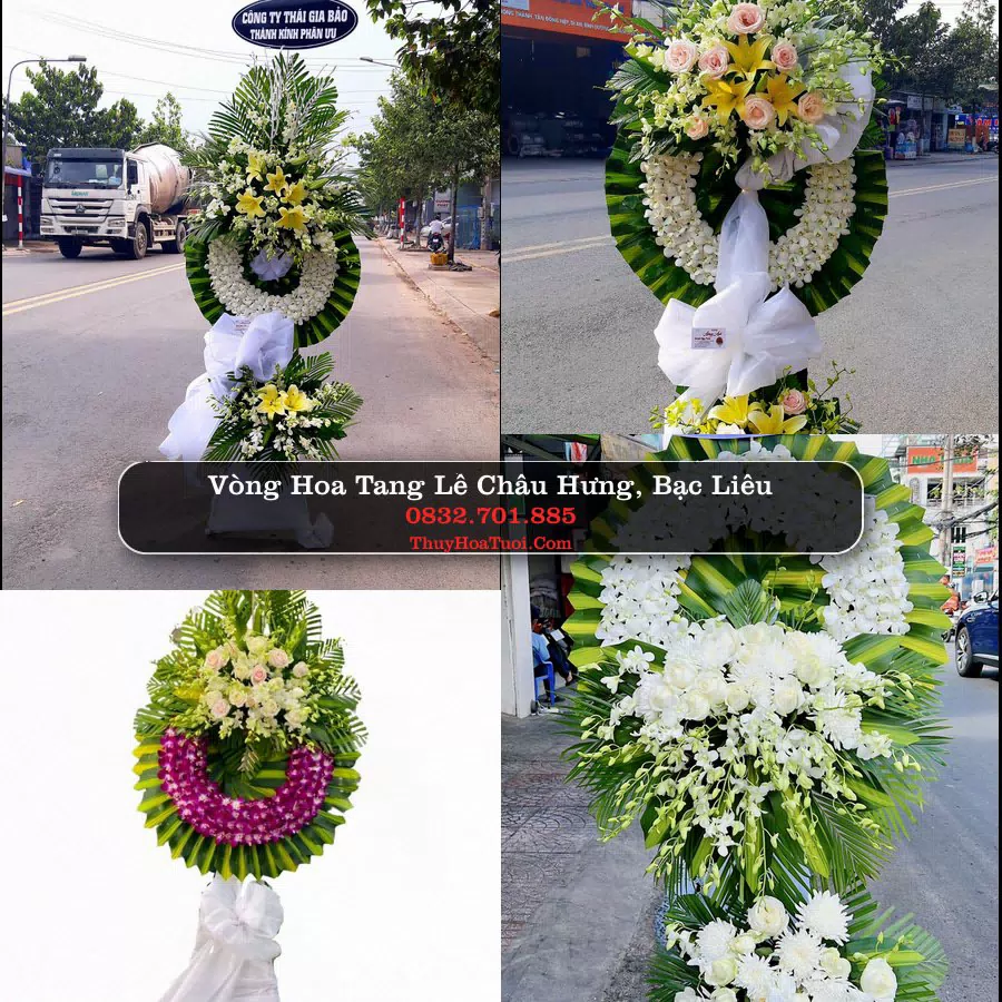Đặt Vòng Hoa Tang Lễ tại Châu Hưng, Bạc Liêu (Cũ)
