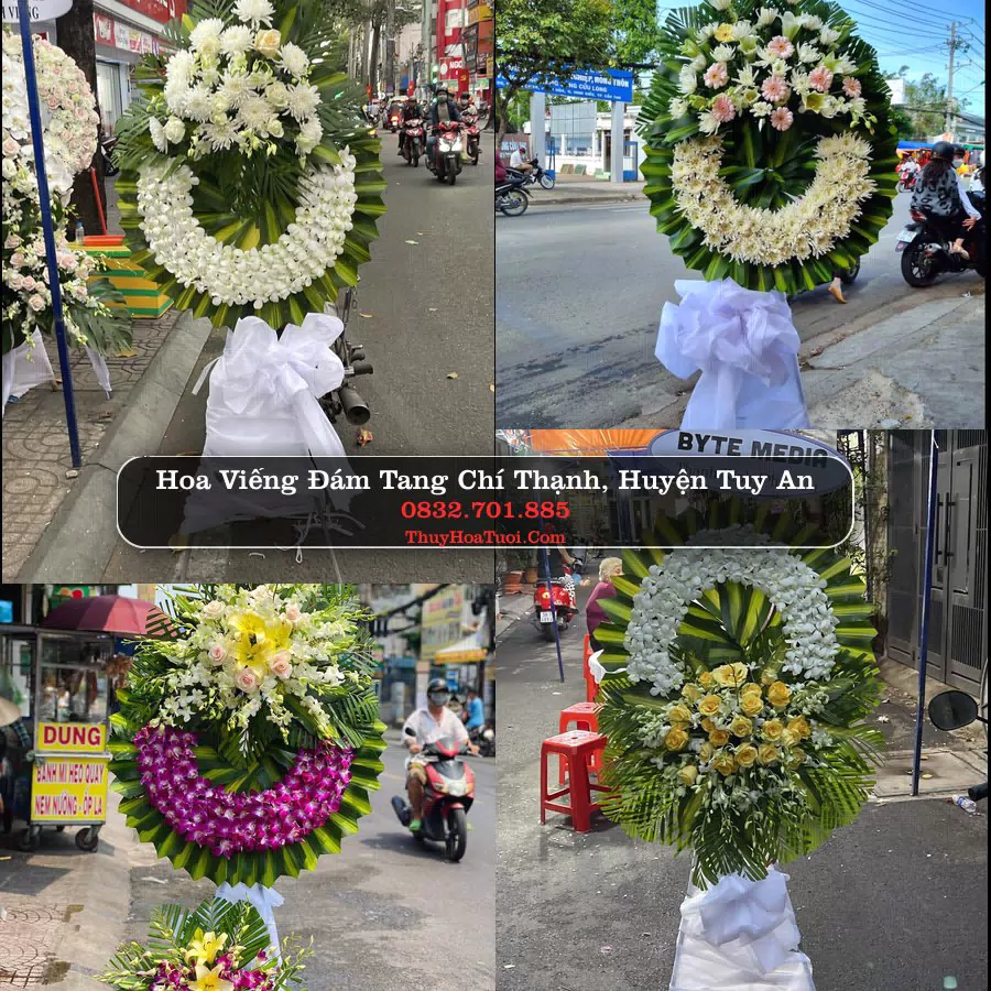 Đặt Vòng Hoa Đám Tang tại Chí Thạnh, Tuy An, Phú Yên (Cũ)