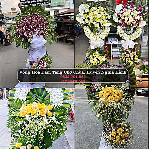Đặt Vòng Hoa Tang Lễ tại Chợ Chùa, Quảng Ngãi (Cũ)