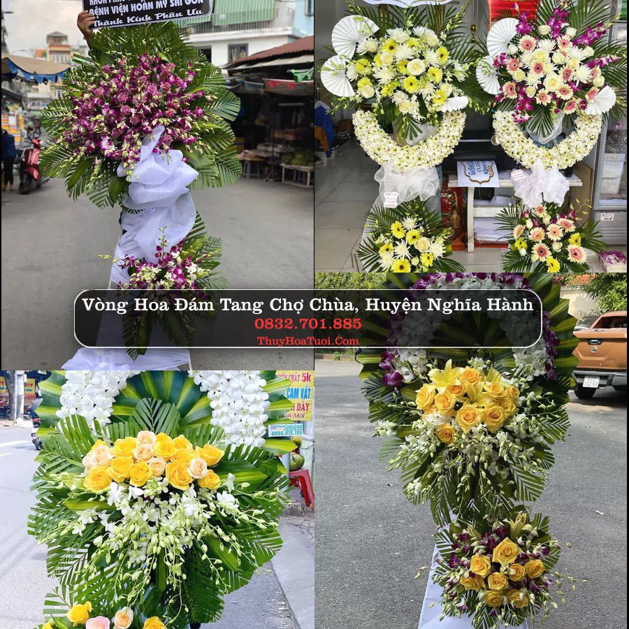 Đặt Vòng Hoa Tang Lễ tại Chợ Chùa, Quảng Ngãi (Cũ)