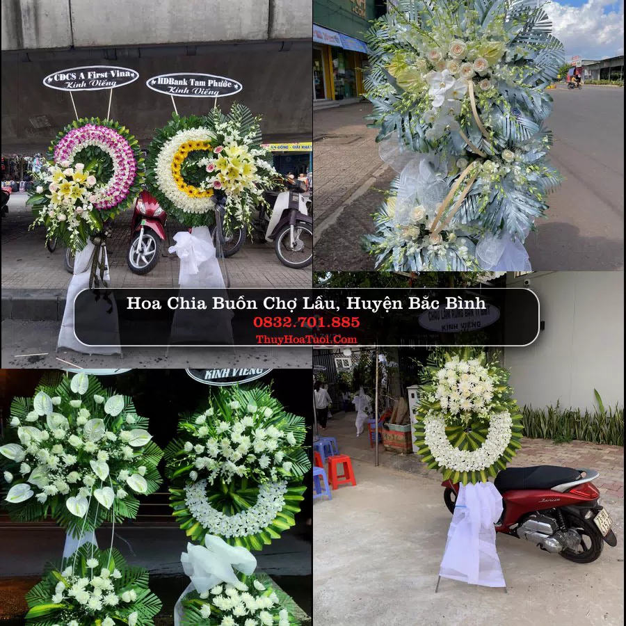 Đặt Vòng Hoa Tang Lễ tại Chợ Lầu, Bắc Bình, Bình Thuận (Cũ)