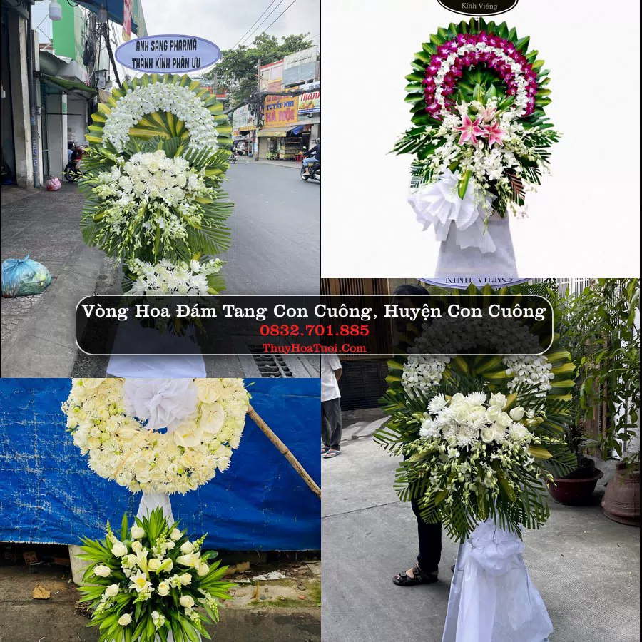 Đặt Hoa Chia Buồn tại Con Cuông, Con Cuông, Nghệ An (Cũ)