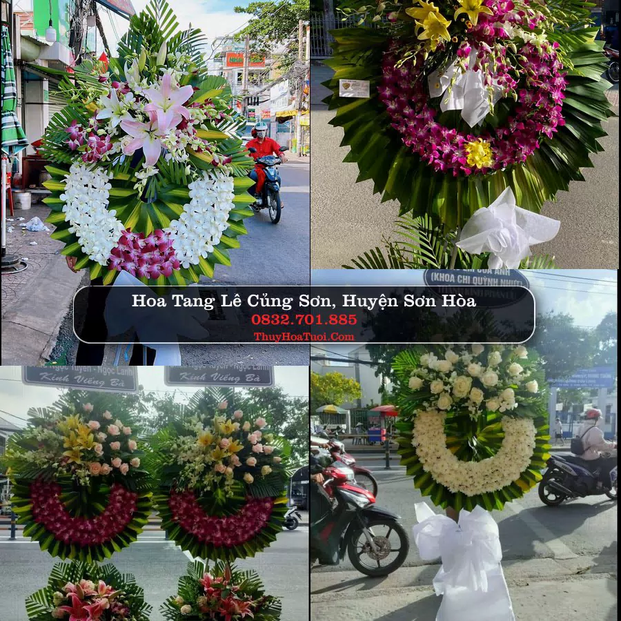 Vòng hoa chia buồn Củng Sơn - ThuyHoaTuoi.Com