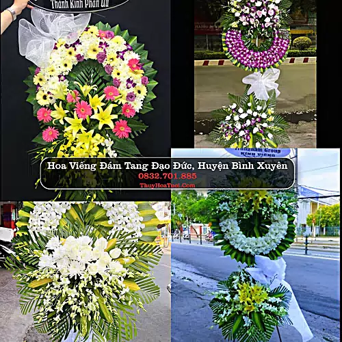 Đặt Hoa Chia Buồn tại Đạo Đức, Bình Xuyên, Vĩnh Phúc (Cũ)