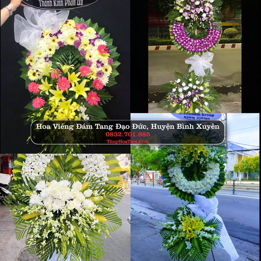 Đặt Hoa Chia Buồn tại Đạo Đức, Bình Xuyên, Vĩnh Phúc (Cũ)