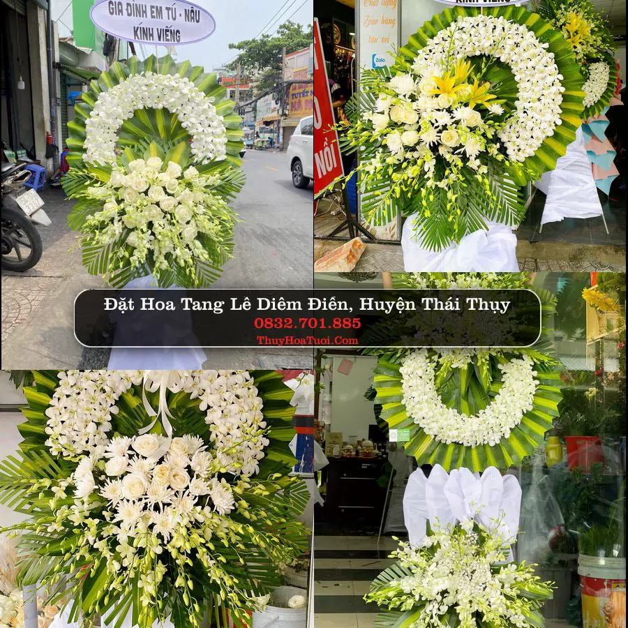 Đặt Hoa Chia Buồn tại Diêm Điền, Thái Thụy, Thái Bình (Cũ)
