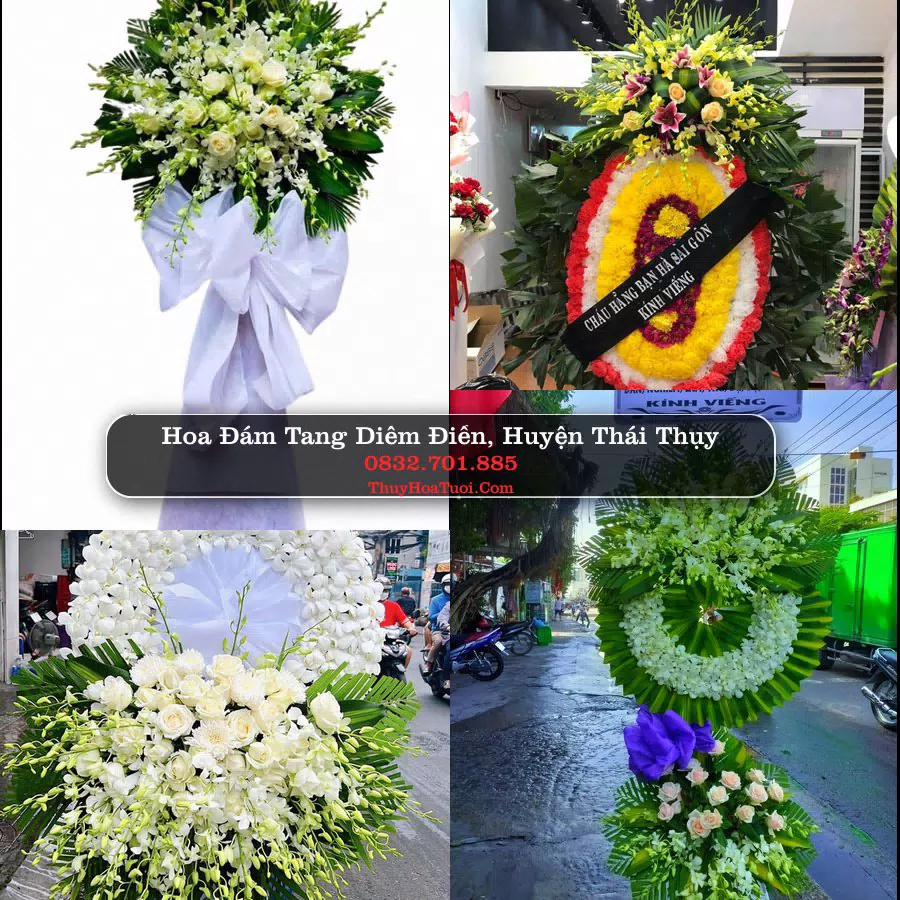 Kệ hoa tang lễ giao tại Diêm Điền, Thái Bình
