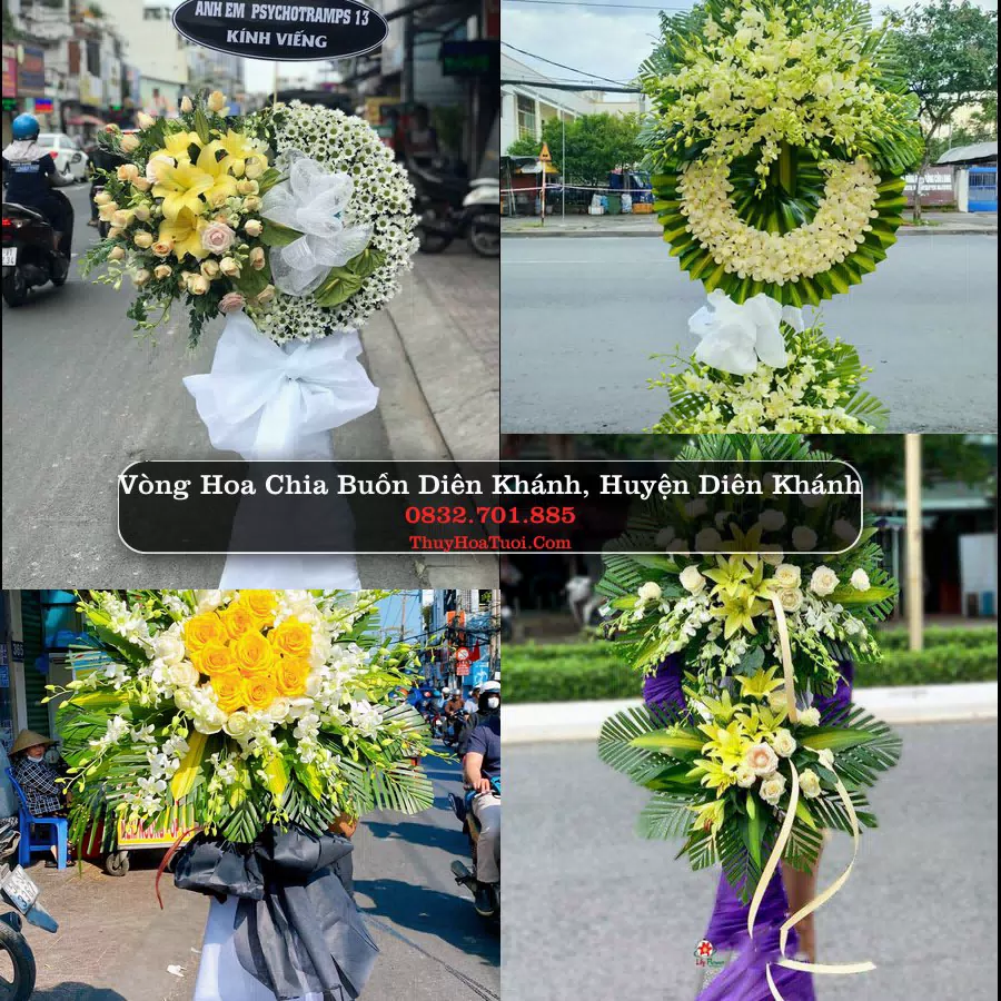 Kệ hoa tang lễ giao tại Diên Khánh, Khánh Hòa