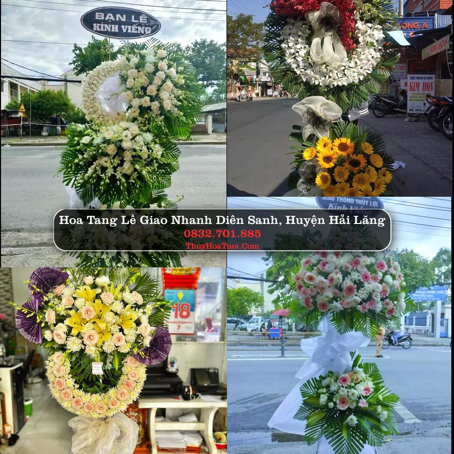 Kệ hoa tang lễ giao tại Diên Sanh, Quảng Trị