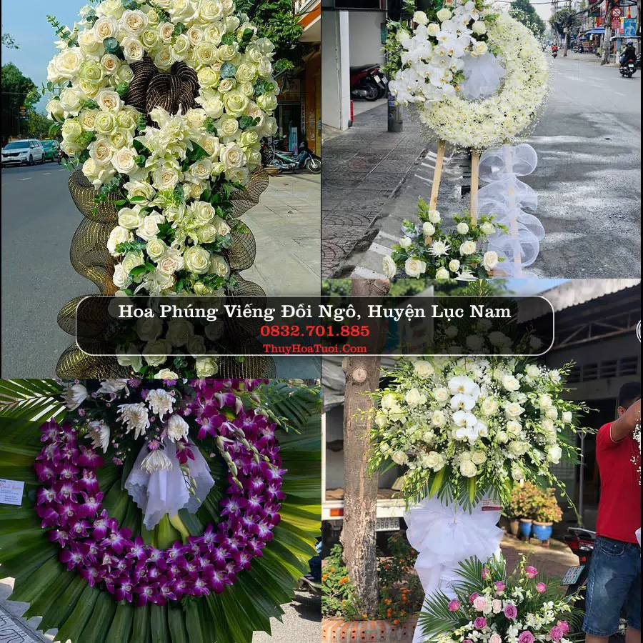 Đặt Vòng Hoa Chia Buồn tại Đồi Ngô, Lục Nam, Bắc Giang (Cũ)