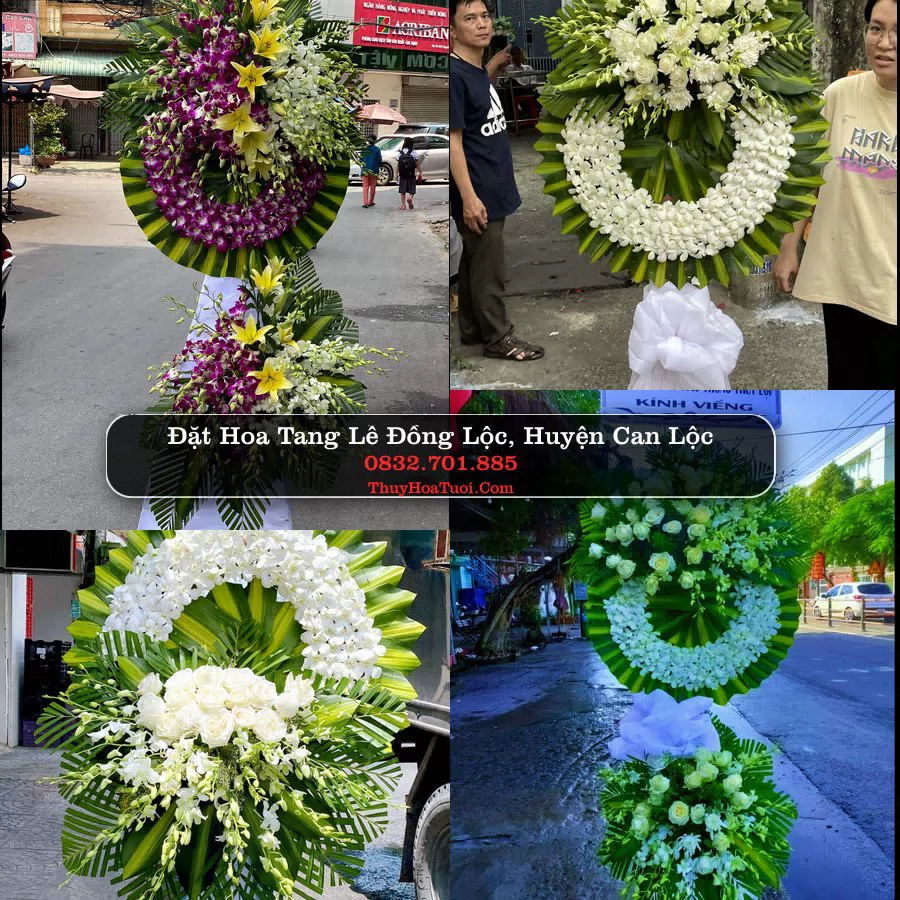Đặt Hoa Đám Tang tại Đồng Lộc, Can Lộc, Hà Tĩnh (Cũ)