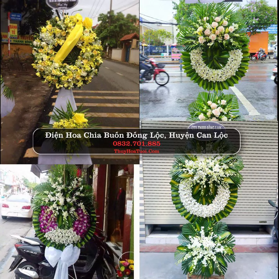Kệ hoa tang lễ giao tại Đồng Lộc, Can Lộc
