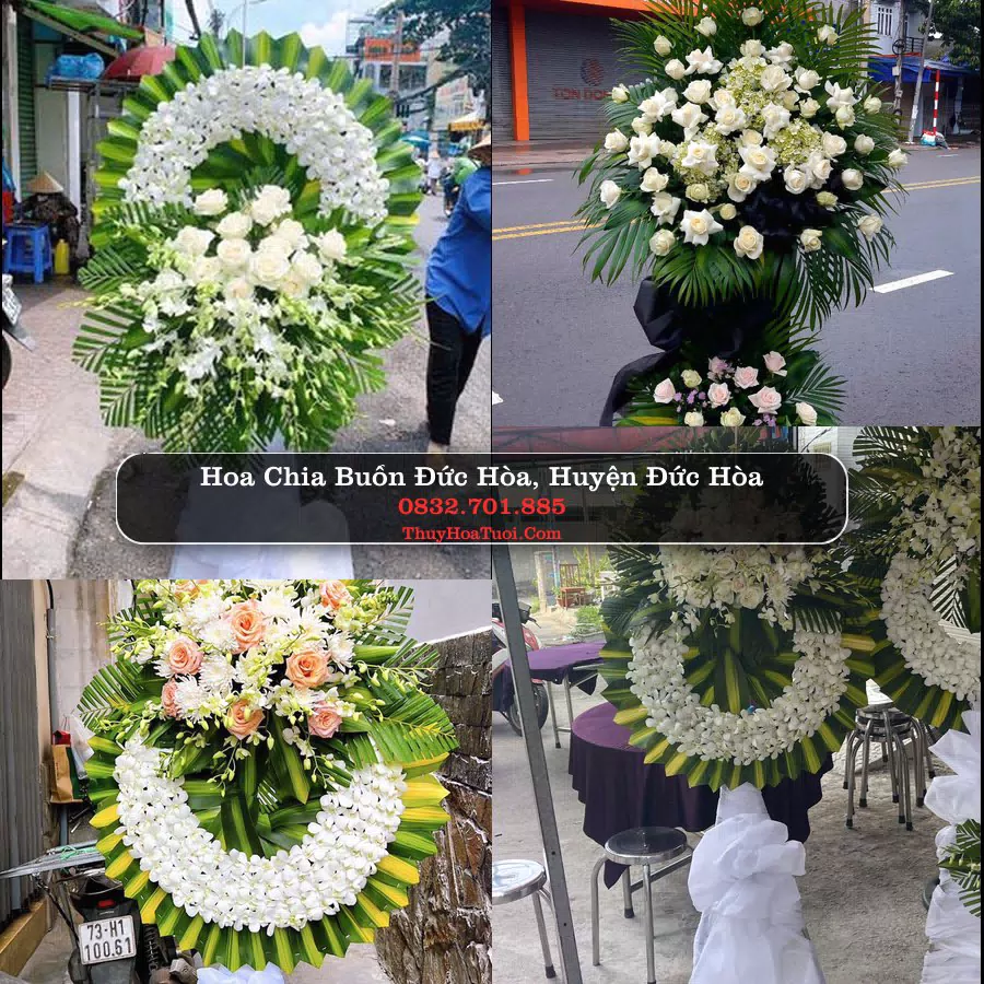Đặt Vòng Hoa Chia Buồn tại Đức Hòa, Đức Hòa, Long An (Cũ)