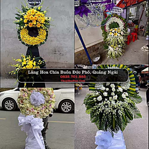 Đặt Vòng Hoa Chia Buồn tại Đức Phổ, Quảng Ngãi (Cũ)