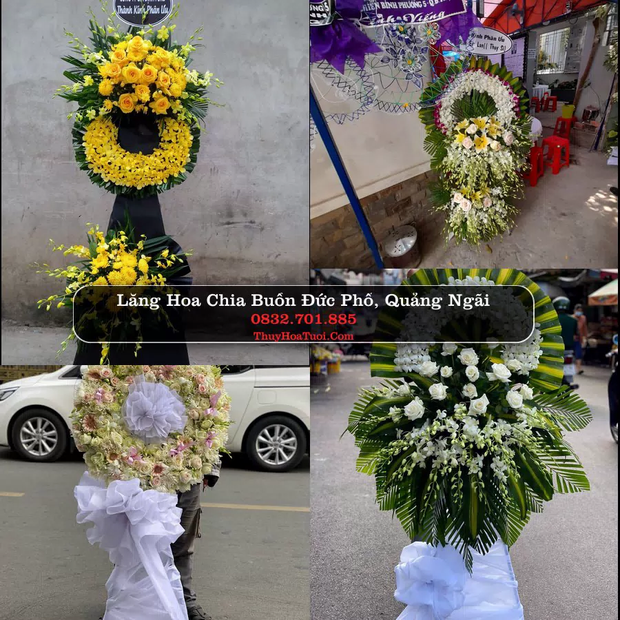 Đặt Vòng Hoa Chia Buồn tại Đức Phổ, Quảng Ngãi (Cũ)