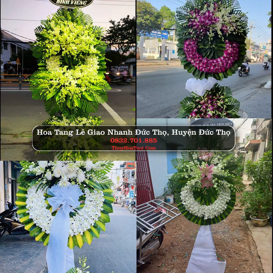 Kệ hoa tang lễ giao tại Đức Thọ, Hà Tĩnh