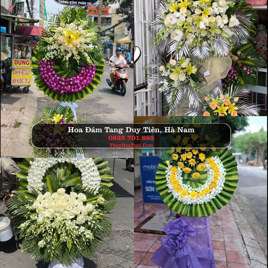 Vòng hoa chia buồn Duy Tiên, Hà Nam - ThuyHoaTuoi.Com