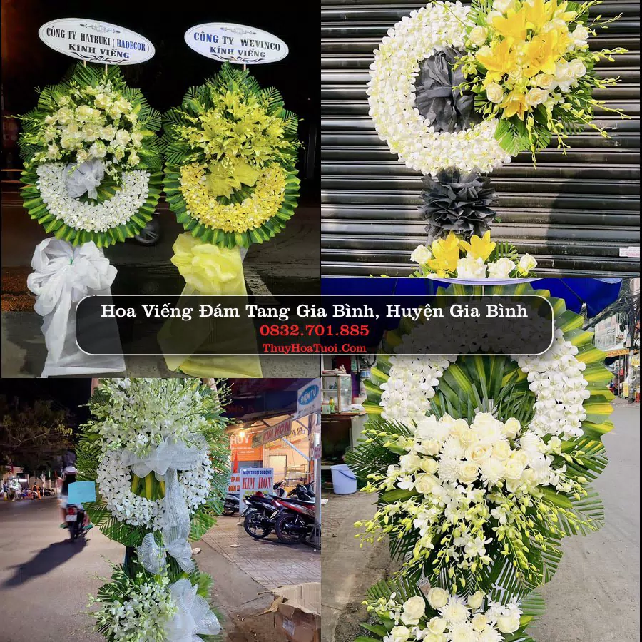 Kệ hoa tang lễ giao tại Gia Bình, Bắc Ninh