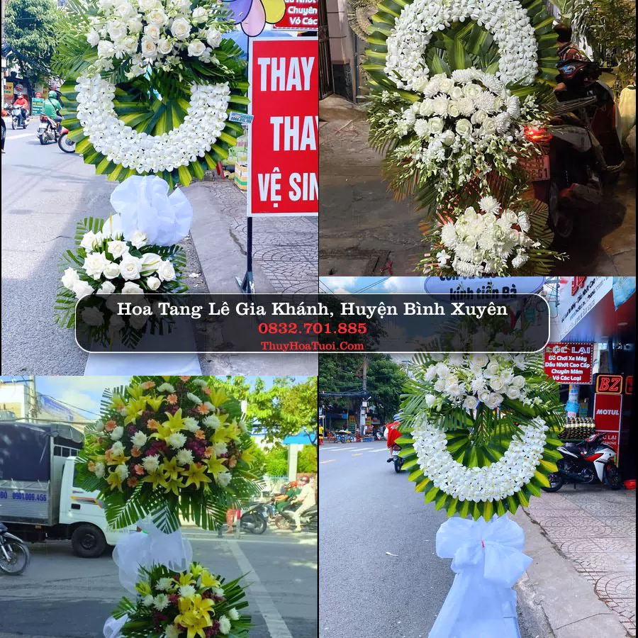 Kệ hoa tang lễ giao tại Gia Khánh, Bình Xuyên