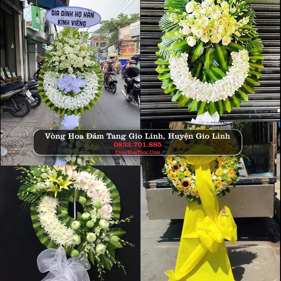 Vòng hoa chia buồn Gio Linh - ThuyHoaTuoi.Com