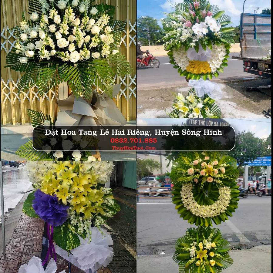 Đặt Vòng Hoa Tang Lễ tại Hai Riêng, Sông Hinh, Phú Yên (Cũ)